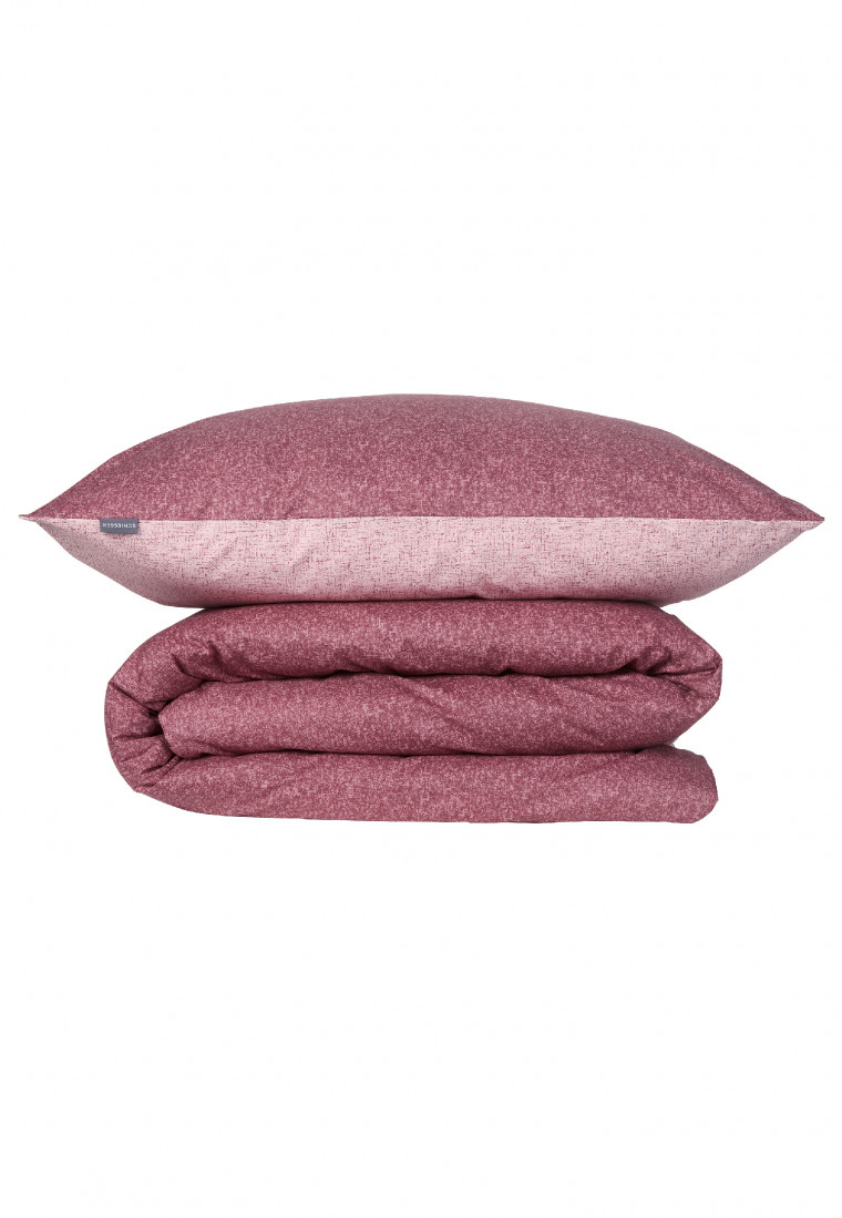 Two-piece Renforcé plum bedding set - SCHIESSER Home