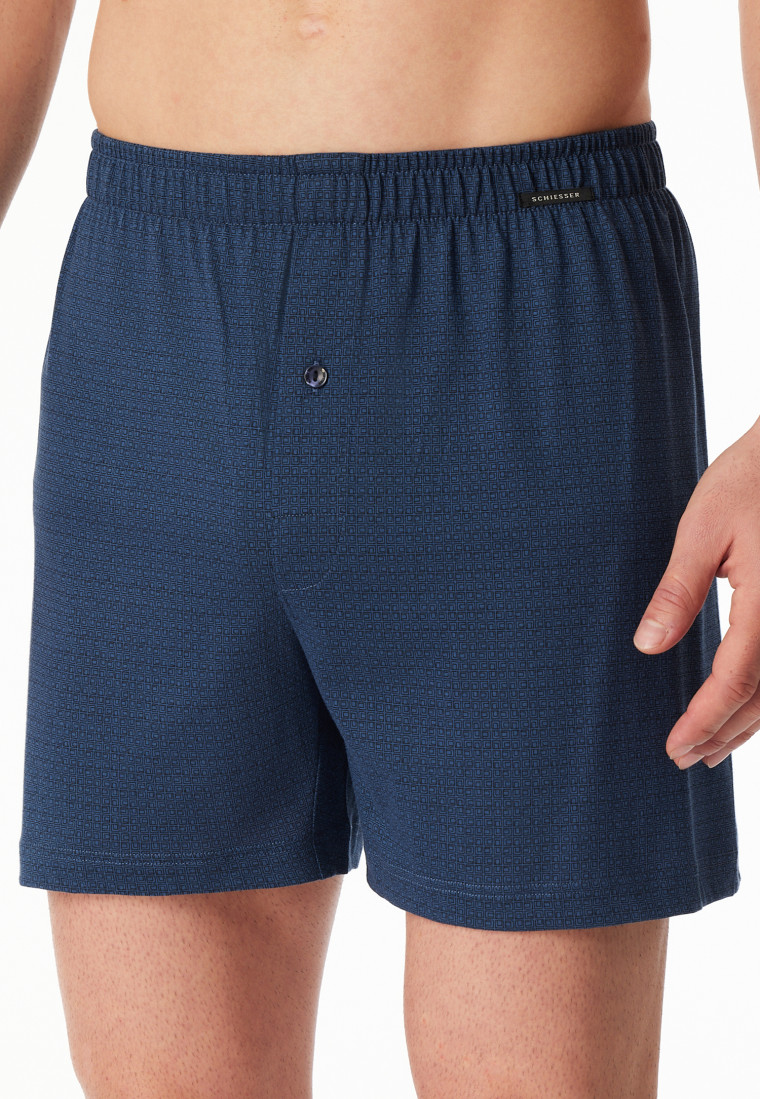 Boxer shorts 2-pack jersey plain patterned - Boxer shorts multipack