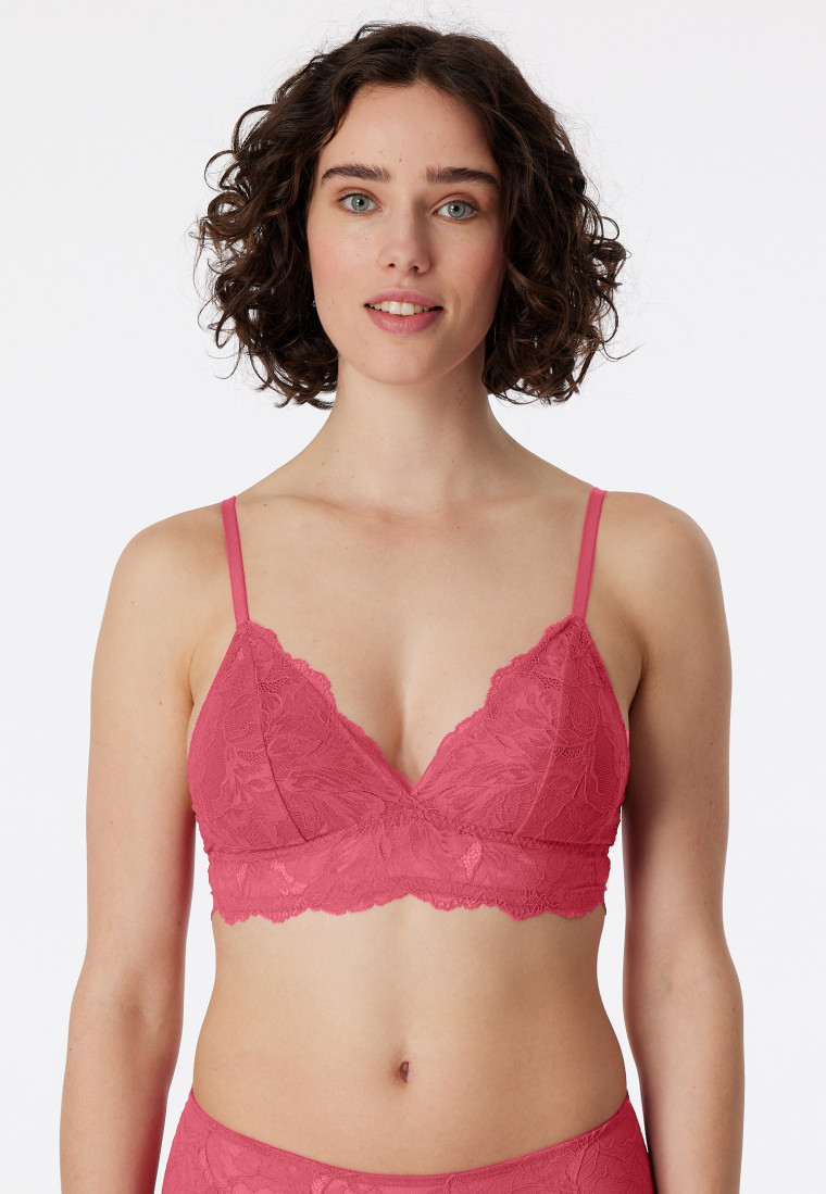 Brassière con imbottiture estraibili rosa - Modal & Lace