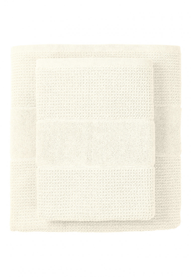 Handtuch 4er-Pack 50x100 cm off-white - SCHIESSER Home