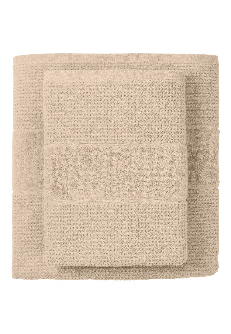 Lot de 4 serviettes 50x100 cm sahara - SCHIESSER Home