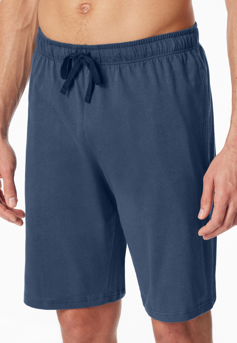 Schiesser Damen Schlafhose Kurz - Webhose Mix+Relax Pyjama