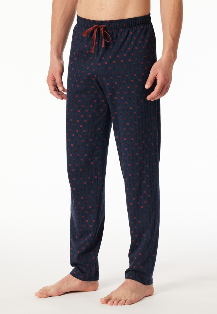Hose lang multicolor bedruckt - Mix+Relax | SCHIESSER