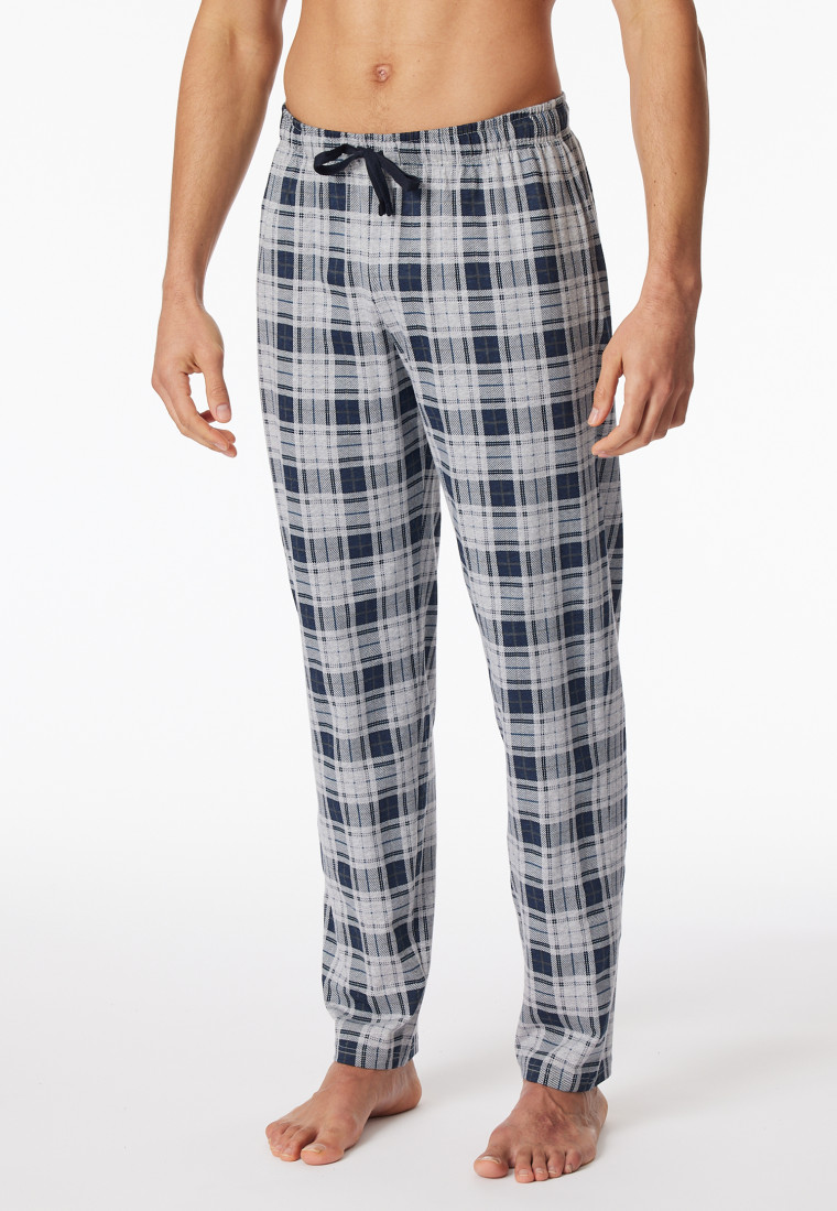 Pants long multicolor chequered - Mix+Relax | SCHIESSER