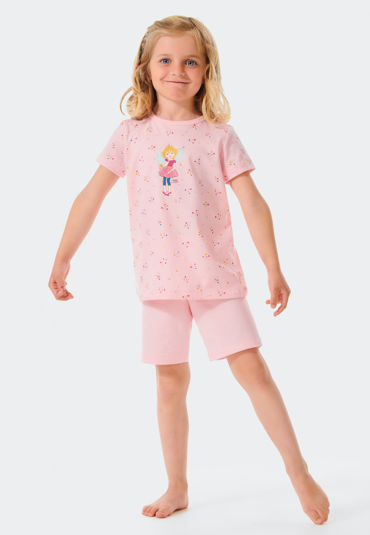 SCHIESSER Mädchen Schlafanzug Pyjama kurz Prinzesin Lillifee 104 116 128 140 NEU 