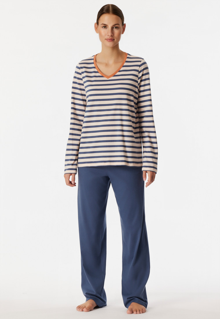 Pigiami Online Outlet HEYO Pigiama Lungo Da Donna, 100% Cotone - Foto 3