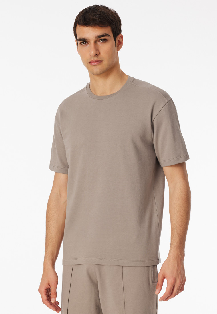 Shirt korte mouw kwaliteit clay - Mix+ Relax