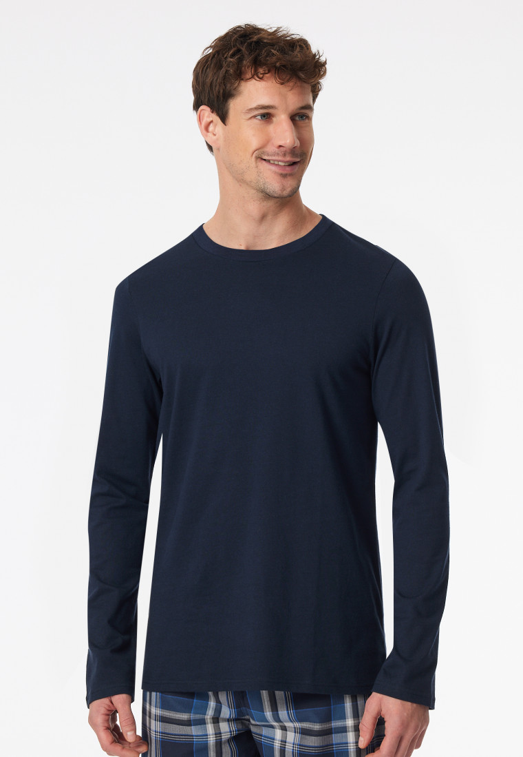 Shirt langarm nachtblau - Mix+Relax