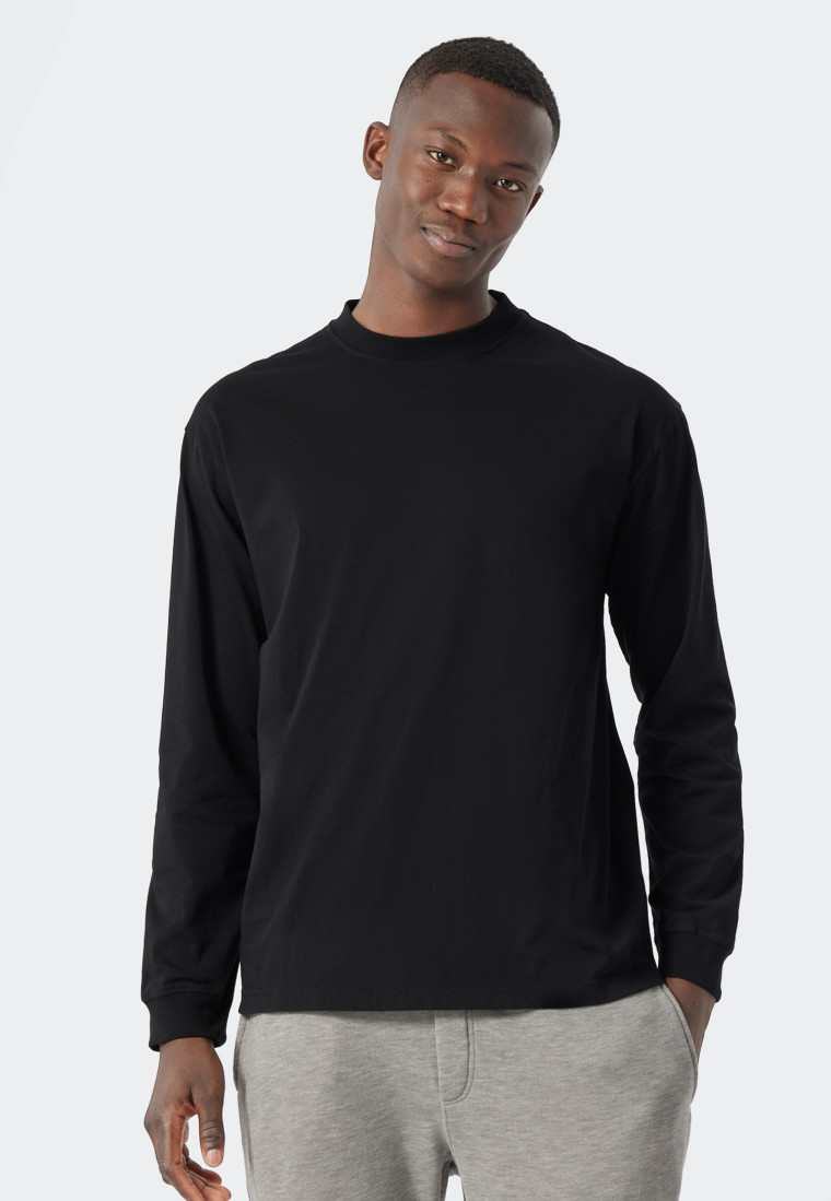 Shirt long-sleeve black - Revival Hannes