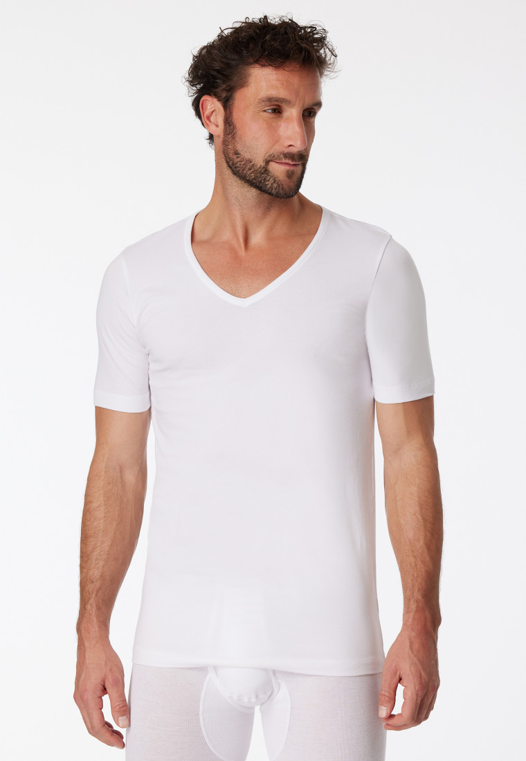 Socquettes pour homme lot de 2 coton bio blanc - 95/5