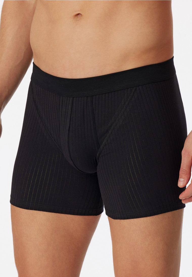 Shorts mit Eingriff 2er-Pack schwarz - Authentic