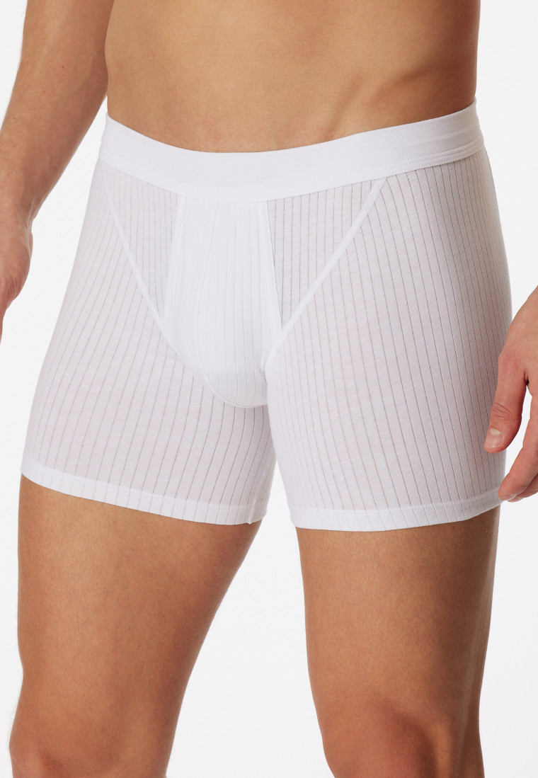 Shorts with fly, 2-pack, white - Authentic