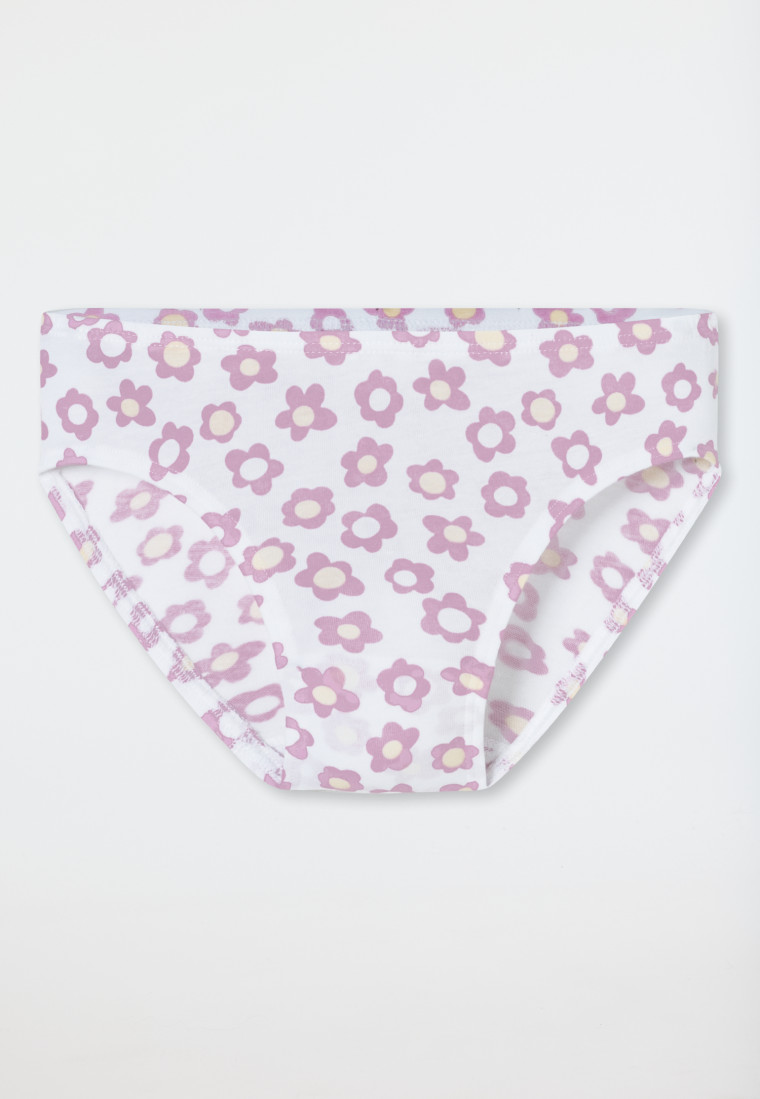 Slips set van 5 van meerkleurig Organic Cotton - 95/5