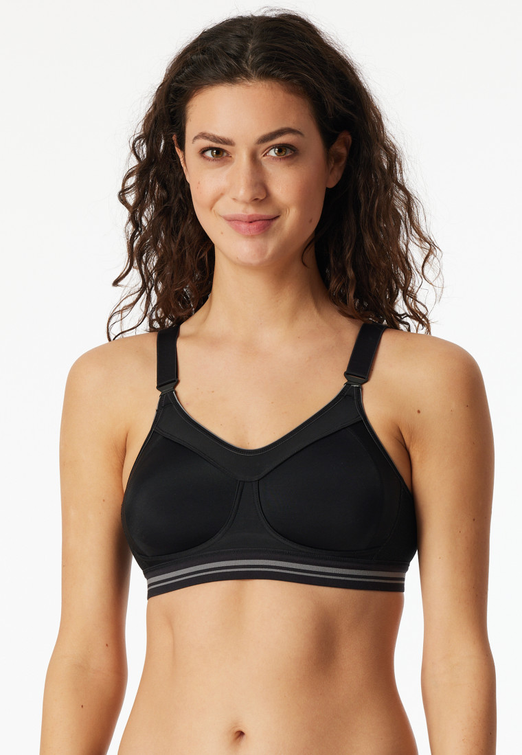 Sport-BH Aktiv High Impact schwarz - SCHIESSER Sport