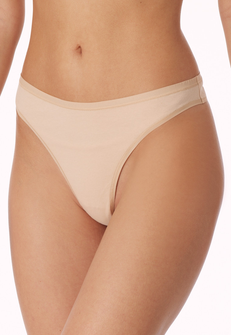 String 2-pack biologisch katoen zand 95/5 SCHIESSER