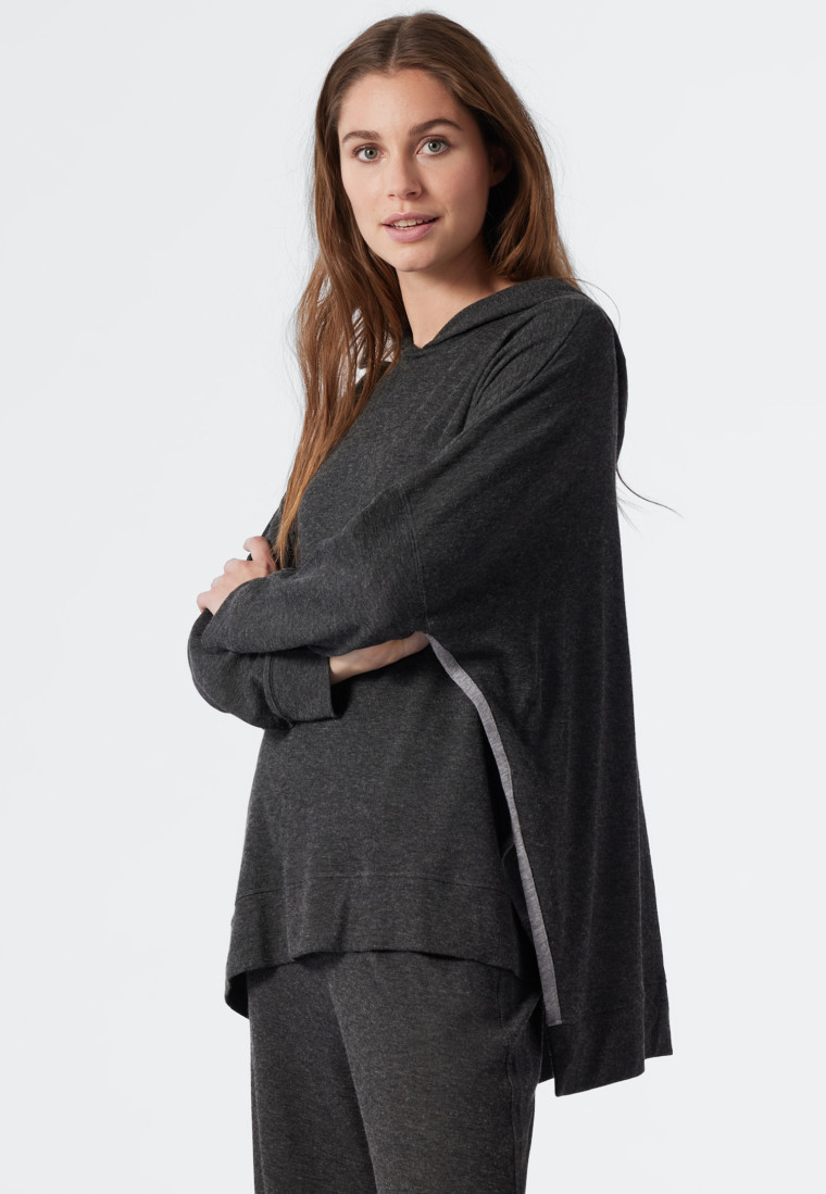 Sweater, lange mouwen, grijs-gemêleerd - Revival Sarah