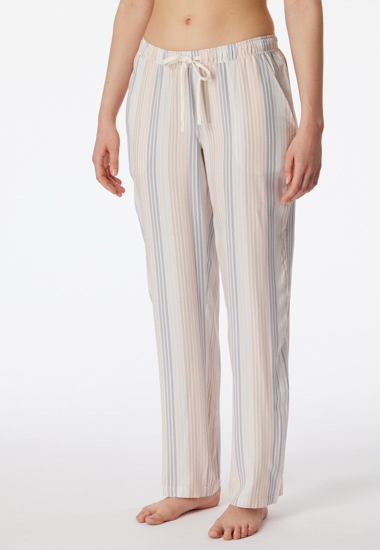 Woven pants long stripes multicolored Mix Relax SCHIESSER