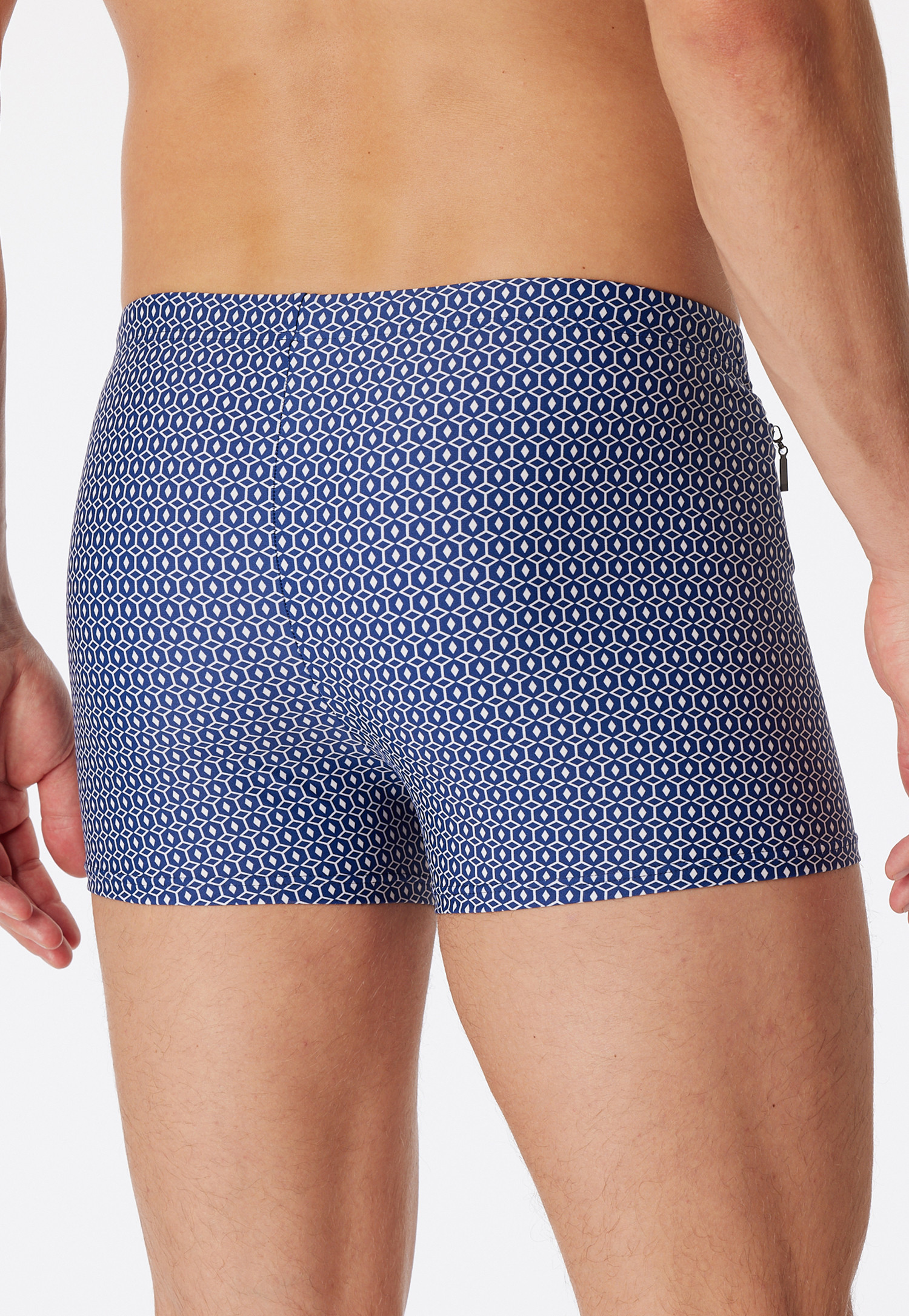 Costume Da Bagno Uomo Schiesser - Slip Boxer Con Strisce Laterali