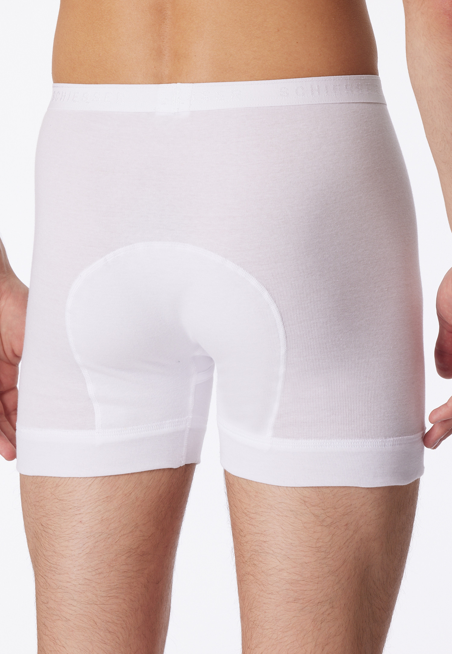 Short korte pijpjes met voorsluiting wit - Original Feinripp | SCHIESSER