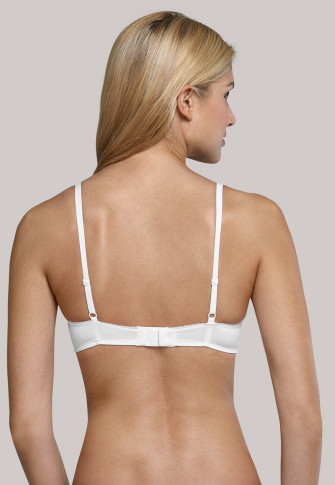 Push-up bra with underwire and lace white - Pure Micro