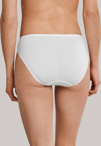 Schiesser Cotton Essentials Doppelripp shorts 5-9 blanc nouveau