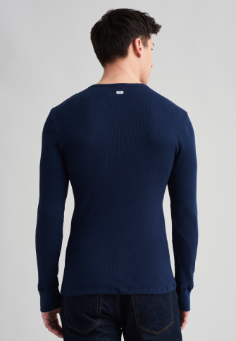 Tee-shirt bleu marine à manches longues - Revival Friedrich