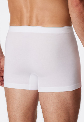 Schiesser Cotton Essentials Doppelripp shorts 5-9 blanc nouveau
