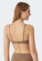 Bra without underwire padded brown - Invisible Soft