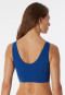 Bustier microvezel uitneembare pads marineblauw - Invisible Soft