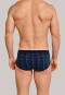 Sports fine rib double pack with fly-front dark blue plaid pattern - Original Classics