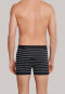 Shorts fine rib double pack with fly black striped - Original Classics