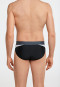 Badehose Wirkware seitliche Streifen schwarz - Nautical Active