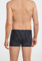 Badehose mit Reißverschlusstasche Wirkware  Streifen schwarz - Nautical Casual