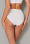 Slip taglio bikini confezione da 3 cotone biologico bianco - 95/5