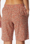 Bermuda-Shorts Modal Blumen pfirsich - Mix+Relax