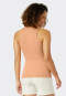 Top seamless Lyocell rib look peach - Lounge Seamless