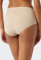 High-waisted panty ribbed look sand - Seamless Recycled Rib