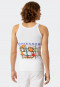 Tank top double rib white - Art Edition by Noah Becker