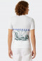 Shirt met korte mouwen dubbelrib wit - Art Edition by Noah Becker