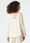 Hoodie met lange mouwen lyocell oversized capuchon crème - Mix+Relax Lounge