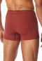 Shorts Organic Cotton gemustert hellrot - 95/5