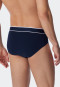 Rio briefs, 3-pack, woven elastic waistband, dark blue - 95/5