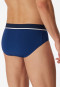 Rio-slips, set van 3, geweven elastische tailleband, blauw/zwart - 95/5