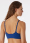 Bustier microfiber removable pads navy - Invisible Soft