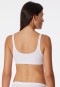 Bustier Doppelripp Organic Cotton weiss - Pure Rib