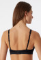 Soft BH bügellos Racerback schwarz - Modal & Lace