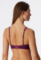 Soutien-gorge souple sans armatures dos nageur prune - Modal & Lace