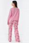 Pajamas long organic cotton dog pink - Teens Nightwear