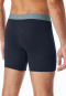 Long-Shorts 2er-Pack Organic Cotton Webgummibund mehrfarbig - 95/5