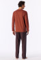 Pyjama long imprimé cuivré - « Comfort Nightwear »